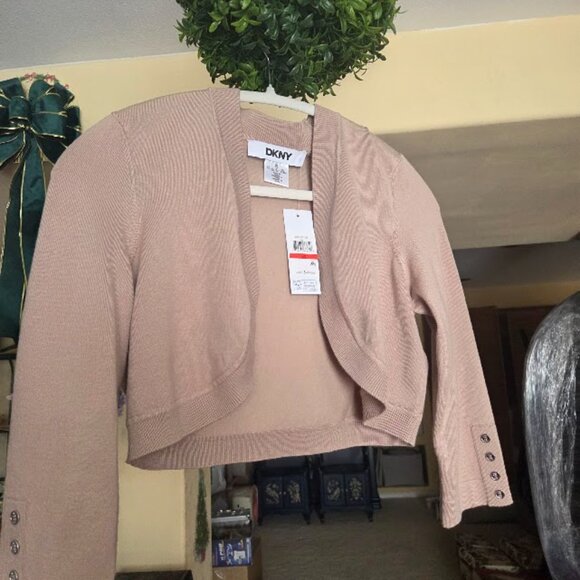 DNKY Bolero - Dusty Pink - size XS - NEW with Tags - Picture 3 of 8